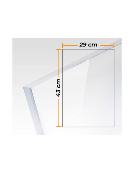 Plaque Compossar Transparent 3 mm Méthacrylate 29 x 43 cm | Tienda24 Tienda24.eu