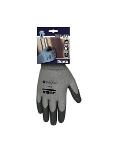 Guantes de Trabajo JUBA K-Rock Negro Azul Táctil Fibra Nitrilo | Tienda24 Tienda24.eu