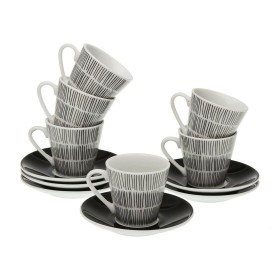 Piece Coffee Cup Set Versa New Lines Porcelain (6 Pieces) by Versa, Cups - Ref: S3409728, Price: 13,89 €, Discount: %