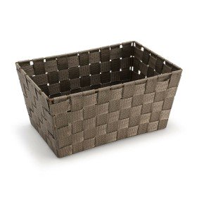 Cestino Versa Marrone Tessile 20 x 15 x 30 cm di Versa, Organizer per cosmetici - Rif: S3411414, Prezzo: 6,91 €, Sconto: %