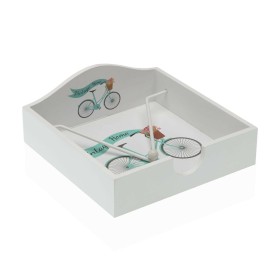 Porta-guardanapos Versa Madeira 18 x 7 x 18 cm Bicicleta de Versa, Prateleiras e estantes - Ref: S3412022, Preço: 8,18 €, Des...