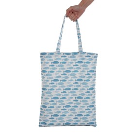 Bolsa de Compras Versa Peces Poliéster 36 x 48 x 36 cm de Versa, Bolsas de tela y de playa - Ref: S3412099, Precio: 4,15 €, D...