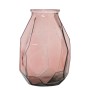 Vase made from recycled glass Alexandra House Living Pink Crystal 19 x 20 x 33 cm by Alexandra House Living, Vases - Ref: D16...