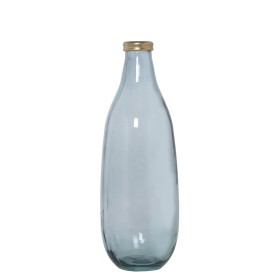 Vase aus recyceltem Glas Alexandra House Living Blau Gold Kristall 15 x 40 cm von Alexandra House Living, Vasen - Ref: D16216...