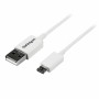 Câble USB vers micro USB Startech USBPAUB2MW Blanc Jaune (4 Unités) de Startech, Câbles USB - Réf : S55057192, Prix : 11,31 €...