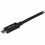 Câble USB C Startech USB315CC1M   USB C Noir de Startech, Câbles USB - Réf : S55058267, Prix : 22,07 €, Remise : %