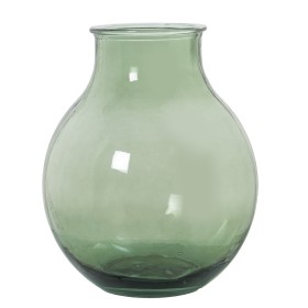 Vase made from recycled glass Alexandra House Living Green Crystal 27 x 27 x 32 cm by Alexandra House Living, Vases - Ref: D1...