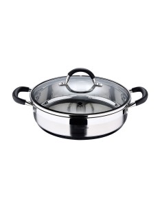 Casseruola con coperchio Masterpro Acciaio inossidabile AISI 304 (3,8 L) 28 x 7 cm da Masterpro, Tegami - Ref: S7918173, Prec...