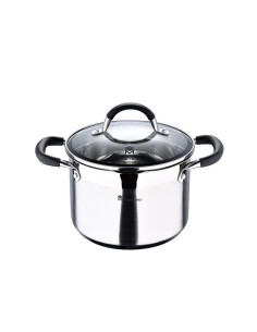 Casserole avec couvercle en verre Quttin Acier | Tienda24 Tienda24.eu