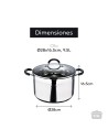 Pentola a Cottura Lenta Masterpro bgmp-1506 ø 28 cm (9,5 L) da Masterpro, Pentole per stufati e brasati - Ref: S7918176, Prec...