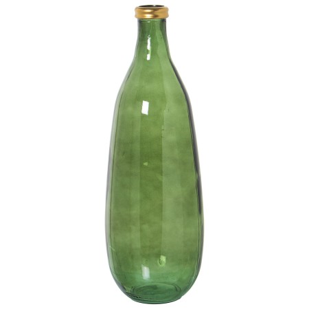 Vaso da pavimento Alexandra House Living Verde Dorato Cristallo 25 x 25 x 70 cm di Alexandra House Living, Vasi - Rif: D16217...