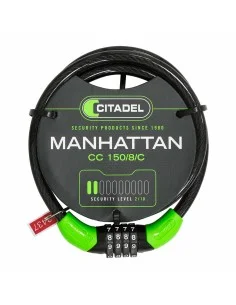 Câble avec cadenas Citadel Manhattan cc 150/8/c Combinaison Noir 150 cm de Citadel, Cadenas - Ref: S7918258, Precio: 21,49 €,...