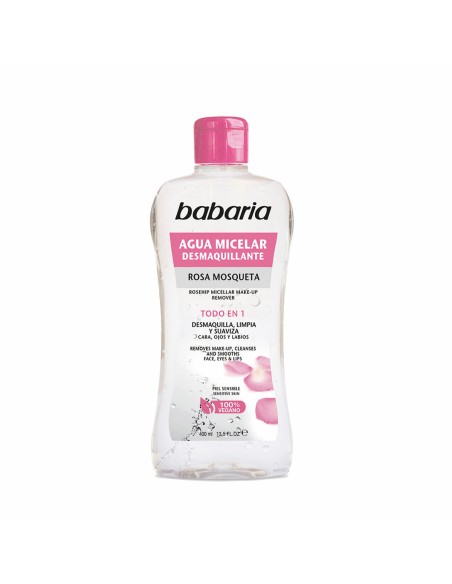 Agua Micelar Desmaquillante Babaria 400 ml Rosa Mosqueta | Tienda24 Tienda24.eu