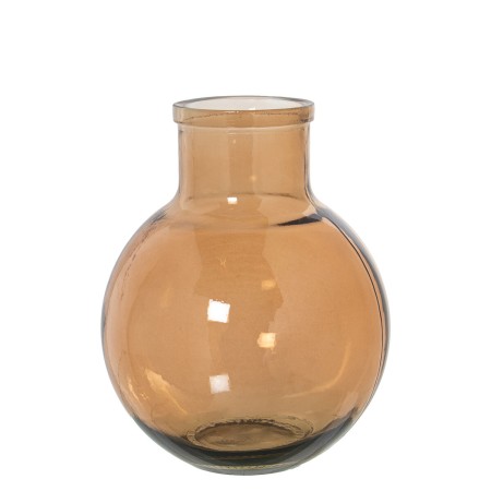 Vase aus recyceltem Glas Alexandra House Living Braun Kristall 23 x 23 x 31 cm von Alexandra House Living, Vasen - Ref: D1621...