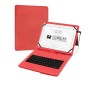 Funda para Tablet y Teclado Subblim SUB-KT1-USB002 10.1" Rojo Qwerty Español QWERTY de Subblim, Fundas - Ref: S5622316, Preci...