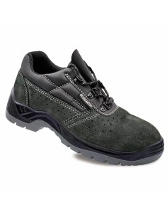 Safety shoes s1p src Blackleather Suede Grey by BigBuy Fashion, Men's work footwear - Ref: S7918998, Price: 25,11 €, Discount: %