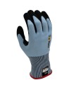 Guantes de Trabajo JUBA K-Rock Negro Azul Táctil Fibra Nitrilo | Tienda24 Tienda24.eu