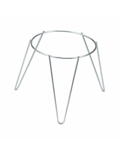 Flower Pot Stand Sauvic Ø 22 cm Galvanised by Sauvic, Accessories - Ref: S7919146, Price: 9,29 €, Discount: %