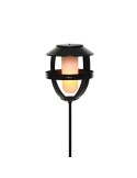 Solar light Lumineo 898216 Flame effect Torch Black Iron 63 cm | Tienda24 Tienda24.eu