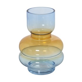 Vaso Alexandra House Living Azul Âmbar Cristal 9 x 20 cm de Alexandra House Living, Jarrões - Ref: D1621761, Preço: 18,13 €, ...