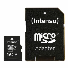 Tarjeta de Memoria Micro SD con Adaptador INTENSO 16 GB de INTENSO, Tarjetas de memoria - Ref: S6501836, Precio: 7,55 €, Desc...