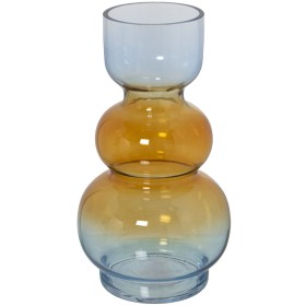 Vaso Alexandra House Living Azul Âmbar Cristal 9 x 25 cm de Alexandra House Living, Jarrões - Ref: D1621762, Preço: 19,84 €, ...