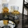 Vase Alexandra House Living Blue Amber Crystal 9 x 25 cm by Alexandra House Living, Vases - Ref: D1621762, Price: 19,84 €, Di...