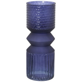 Vase Alexandra House Living Blau Kristall 12 x 30 cm von Alexandra House Living, Vasen - Ref: D1621766, Preis: 21,97 €, Rabat...