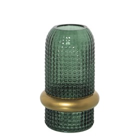 Vase Alexandra House Living Green Golden Crystal 11 x 20 cm by Alexandra House Living, Vases - Ref: D1621768, Price: 18,69 €,...