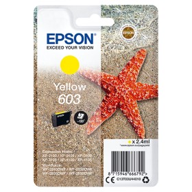 Cartouche d'encre originale Epson 603 Jaune de Epson, Toners et encre pour imprimante - Réf : S7134165, Prix : 27,26 €, Remis...