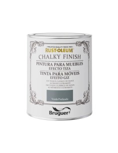 Peinture Bruguer Chalky Finish Bleu 750 ml | Tienda24 Tienda24.eu