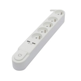 Regleta Enchufes 5 Tomas con Intenrruptor Chacon Blanco de Chacon, Regletas - Ref: S7152647, Precio: 32,74 €, Descuento: %