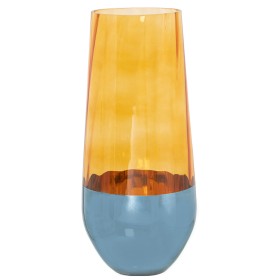 Vase Alexandra House Living Bleu Verre 13 x 13 x 29 cm de Alexandra House Living, Vases - Réf : D1621780, Prix : 25,64 €, Rem...