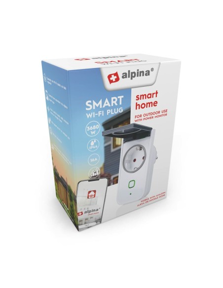 Prise Intelligente Alpina Smart Home Extérieur Wi-Fi 230 V 16 A | Tienda24 Tienda24.eu