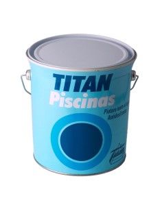 Acrylic paint Titan Sirena 183271004 Blue Pool Matt 4 L | Tienda24 Tienda24.eu