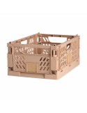 Scatola portaoggetti Pieghevole Sabbia 27,6 L 50 x 33 x 25 cm da BigBuy Home, Scatole e cassapanche - Ref: S7920394, Precio: ...