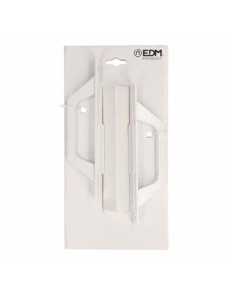 Anses EDM 6804 Droite Blanc Aluminium 2 Unités 200 x 25 mm | Tienda24 Tienda24.eu