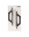 Handles EDM 6804 Straight Black Aluminium 2 Units 200 x 25 mm | Tienda24 Tienda24.eu