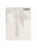 Manípulo EDM 6807 Branco Alumínio 80 x 39 mm | Tienda24 Tienda24.eu