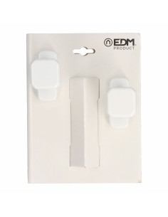 Henkel EDM 6804 Gerade Weiß Aluminium 2 Stück 200 x 25 mm | Tienda24 Tienda24.eu