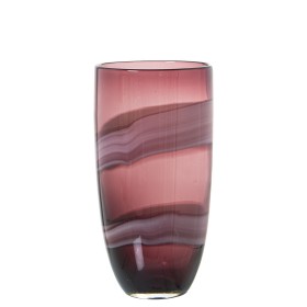 Vase Alexandra House Living Rouge Verre 15 x 15 x 27 cm de Alexandra House Living, Vases - Réf : D1621823, Prix : 56,39 €, Re...