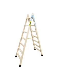 Folding ladder White Black Grey Metal 38 x 50 x 84 cm (6 Units) | Tienda24 Tienda24.eu