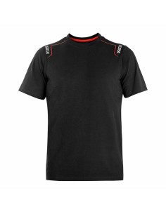 Maglia a Maniche Corte Sparco Tech Stretch Trenton Nero da Sparco, Indumenti di lavoro di sicurezza - Ref: S7920867, Precio: ...