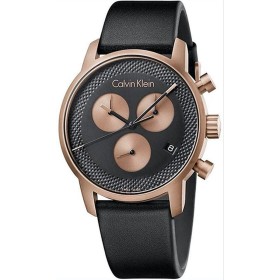 Orologio Uomo Calvin Klein CITY Nero (Ø 43 mm) di Calvin Klein, Orologi da polso - Rif: S72106686, Prezzo: 183,33 €, Sconto: %