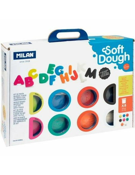 Juego Creativo de Plastilina Milan Many Letters Abecedario 37 Piezas | Tienda24 Tienda24.eu