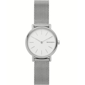 Montre Homme Skagen SIGNATUR SLIM Blanc (Ø 40 mm) de Skagen, Montres bracelet - Réf : S72106754, Prix : 94,40 €, Remise : %