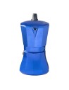 Cafetera Italiana Oroley Petra 6 Tazas Azul Aluminio | Tienda24 Tienda24.eu