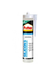 Silicone Pattex Silicon 5 Universal Transparente 280 ml de Pattex, Silicone - Ref: S7921368, Precio: 6,98 €, Descuento: %