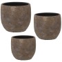 Set of Planters Alexandra House Living Golden Ceramic (3 Pieces) by Alexandra House Living, Cachepots - Ref: D1621887, Price:...