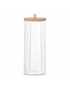 Soap Dispenser Home ESPRIT Grey Natural Wood Resin 7 x 9 x 19 cm | Tienda24 Tienda24.eu